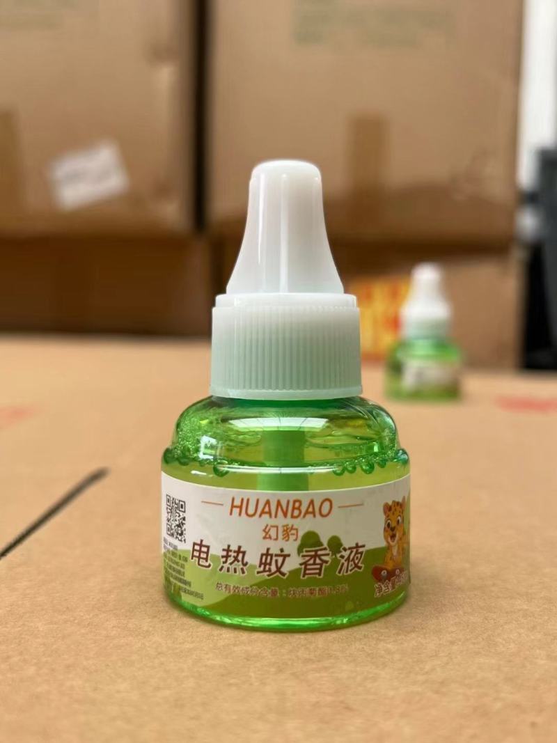 艾草蚊香液批发雨蜻蜓系列无烟插头式驱蚊液套装