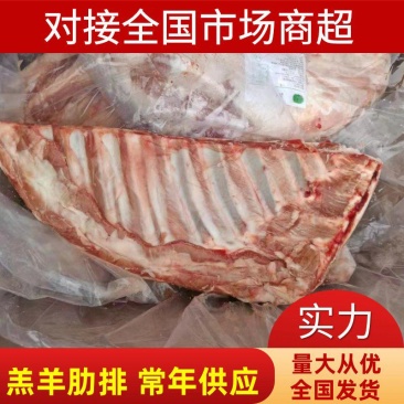 羔羊肋排，纯干内蒙羔羊肋排，肉厚均匀，一件也是批发价。