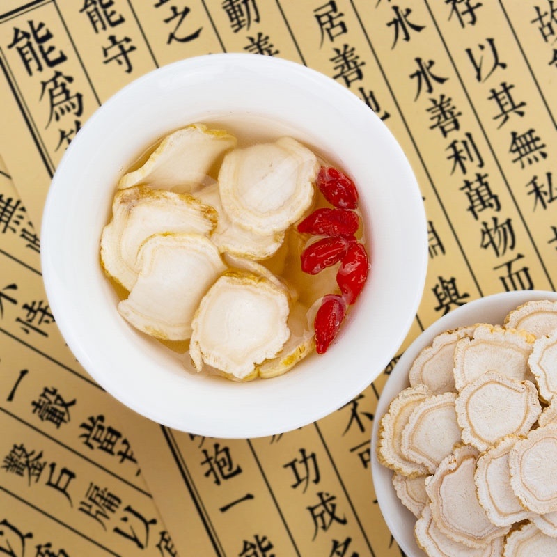长白山人参片白参片产地直发足干无硫泡水