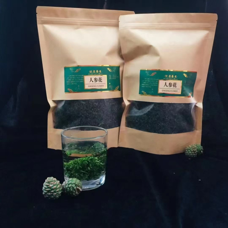 长白山人参花。生晒参花新鲜大花蕾，产地直发、