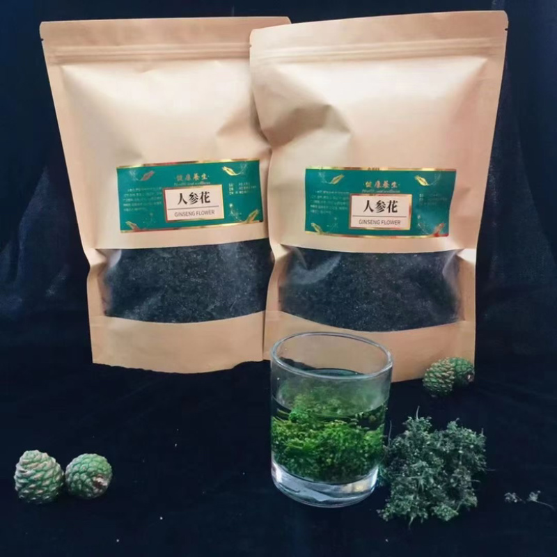长白山人参花。生晒参花新鲜大花蕾，产地直发、