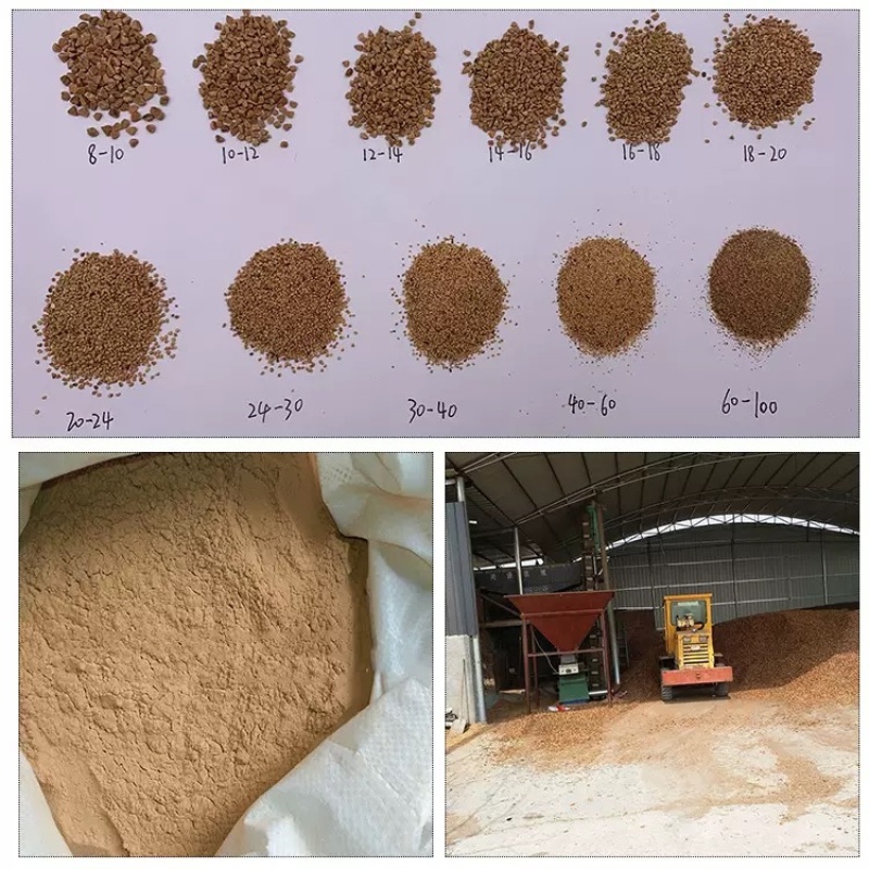 厂家直销抛光核桃壳毛刺用核桃壳填充洗手液滤料用果壳
