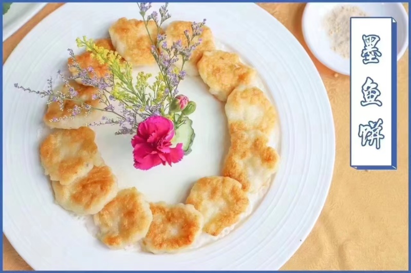 墨鱼滑海鲜丸子墨鱼丸豆捞火锅食材手打墨鱼滑目鱼滑火锅餐饮
