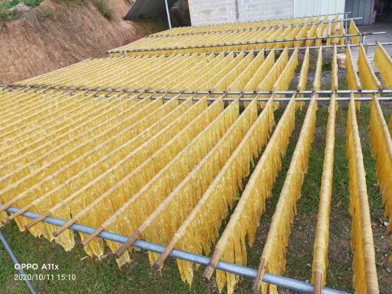 广西贵港桂平市农家纯手工特色原味无盐腐竹豆制品干货