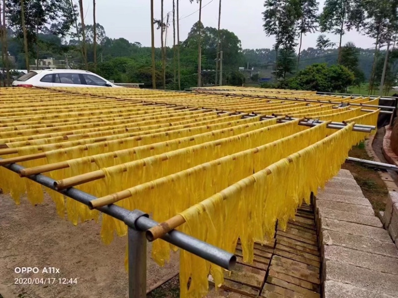广西贵港桂平市农家纯手工特色原味无盐腐竹豆制品干货