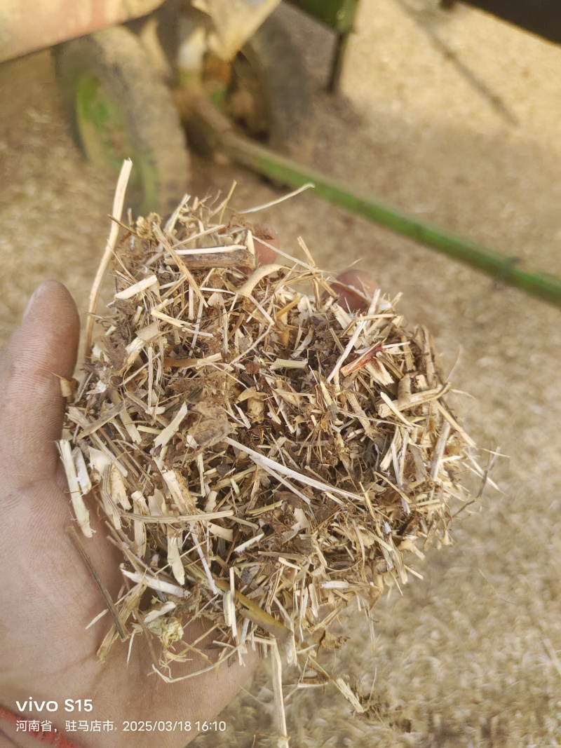 黄豆秸秆粉碎料，无土无膜无霉变，干黄豆秸秆的营养成分丰富