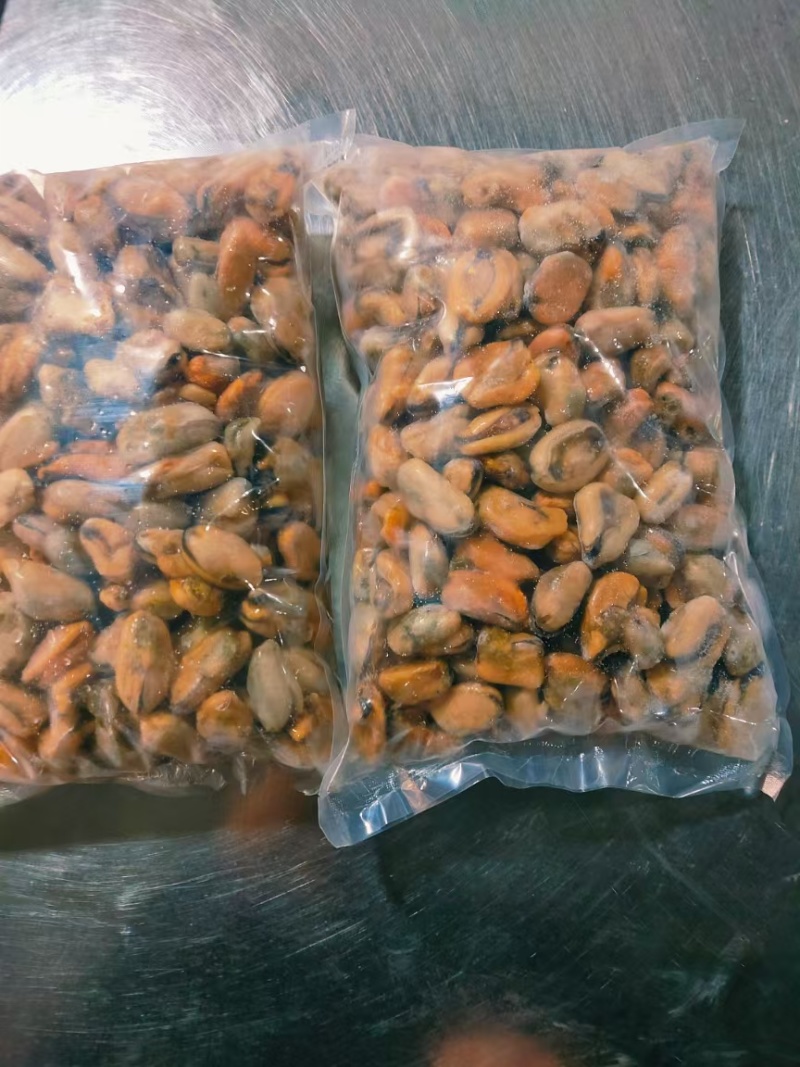 山东精品水产贻贝肉海虹肉海红肉新鲜供应大量批发