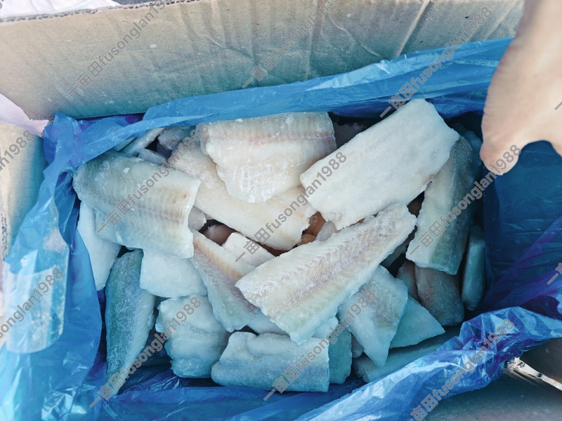 鳕鱼断片，加工出口断了促销，价格美丽去皮去骨