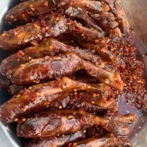湖南小沙江土特产农家腊鸭掌包肉柴火手工熏制腊鸭脚包肉