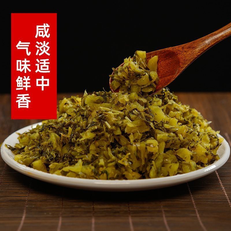 精品雪菜雪里红切碎雪菜咸菜下饭菜酱菜包子馅料餐饮商用批发