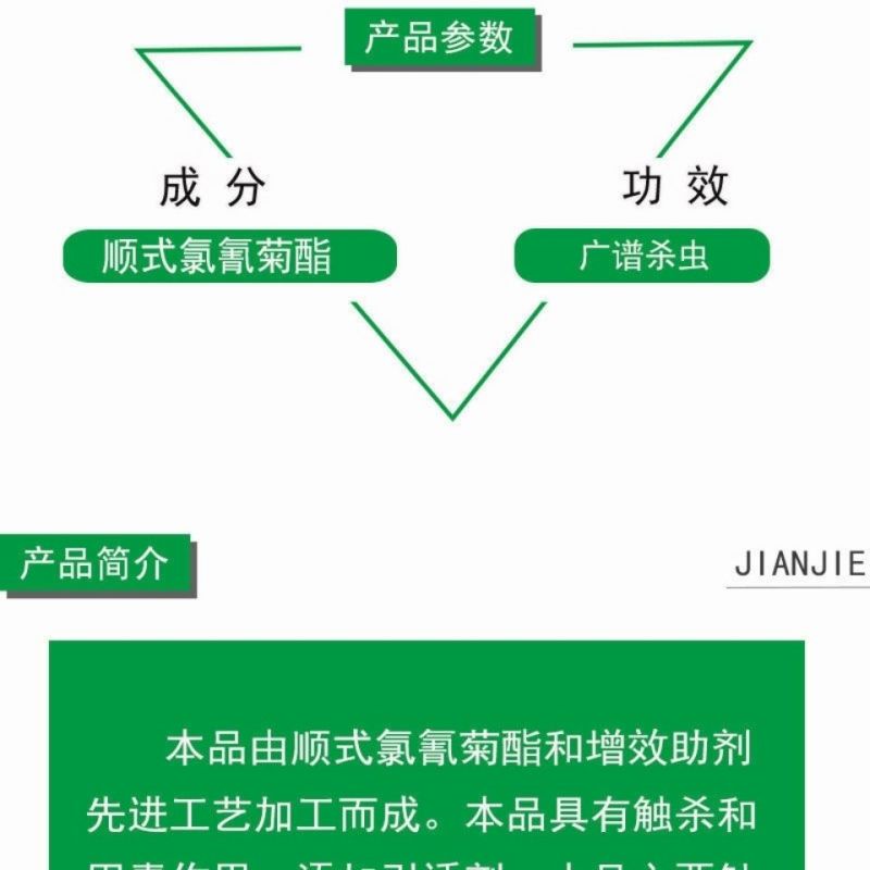 青岛~瀚生潜刹通5%顺式氯氰菊脂~棉花盲蝽象正品农药杀虫
