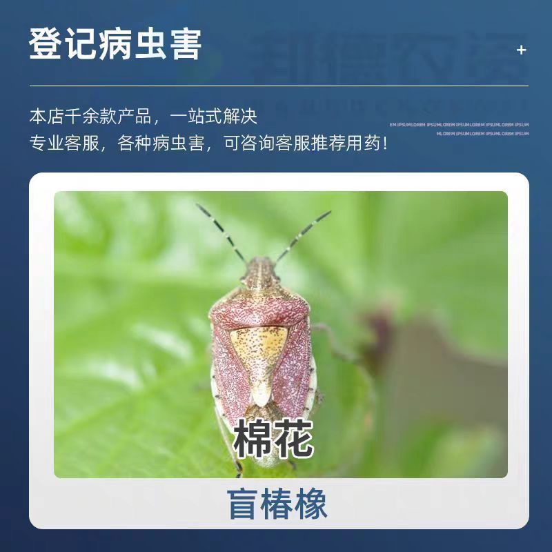 青岛~瀚生潜刹通5%顺式氯氰菊脂~棉花盲蝽象正品农药杀虫