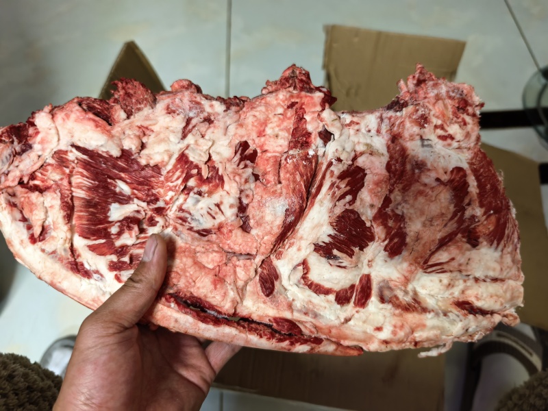 牛排骨国产鲜冻牛肋排黄牛牛肋排鲜的很肉多多