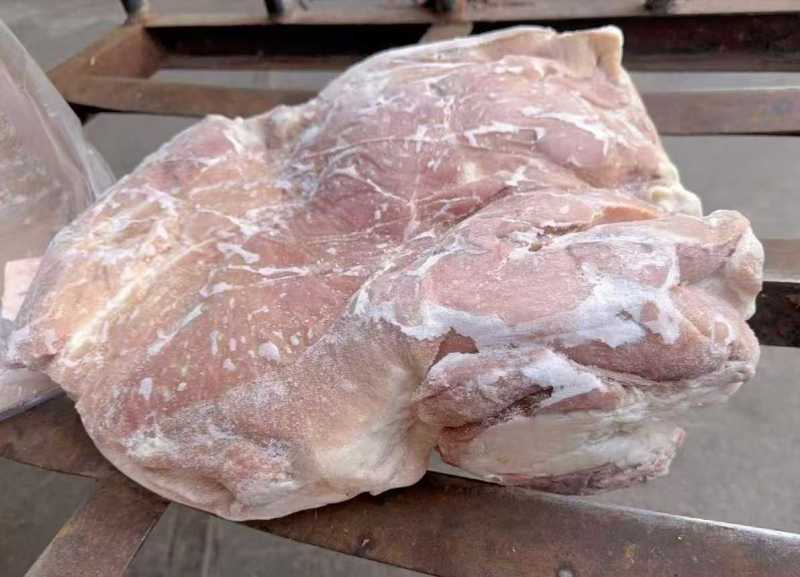 鲜分带皮后上肉