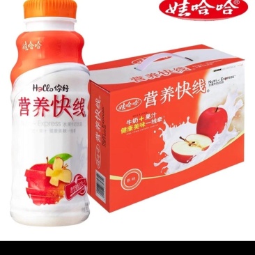 娃哈哈营养快线280g小瓶装哇哈哈儿童学生早餐原味菠萝酸
