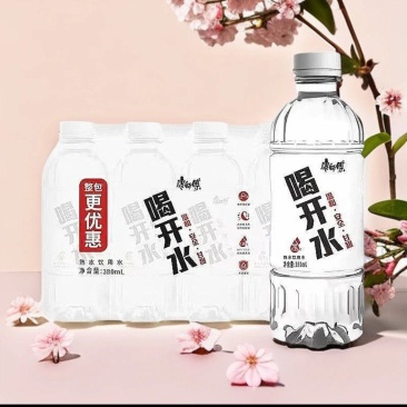 康师傅喝开水380ml饮用水便携温和会议用水