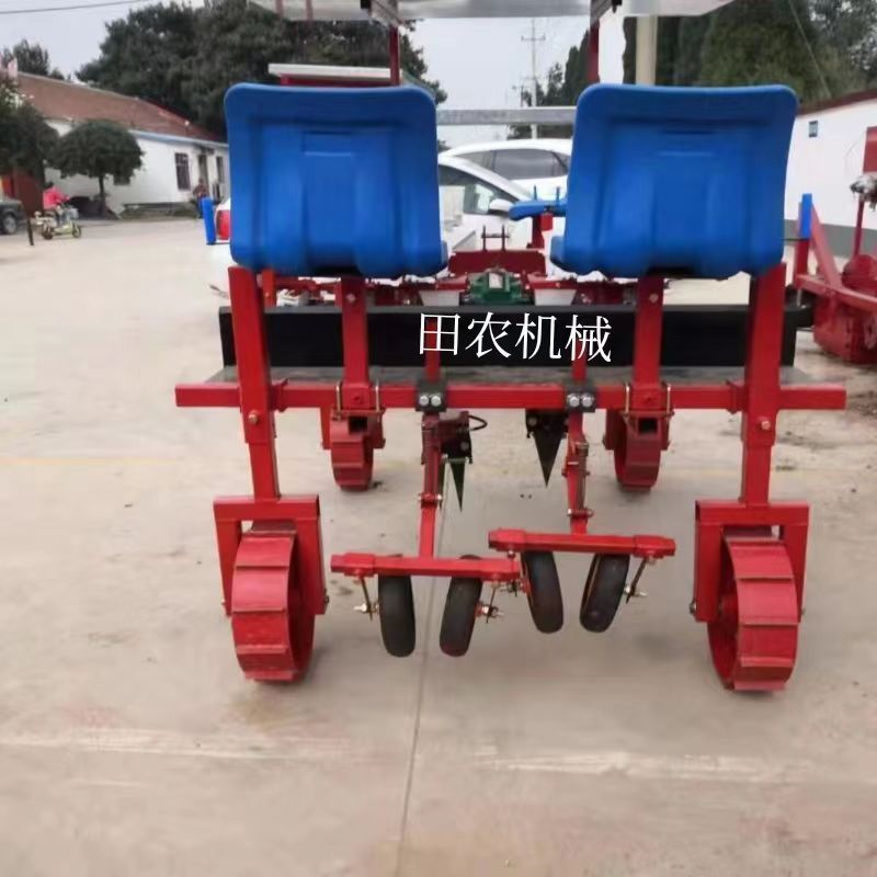 全自动秧苗移栽机蔬菜大棚苗种植机乘坐式药材瓜果栽苗机