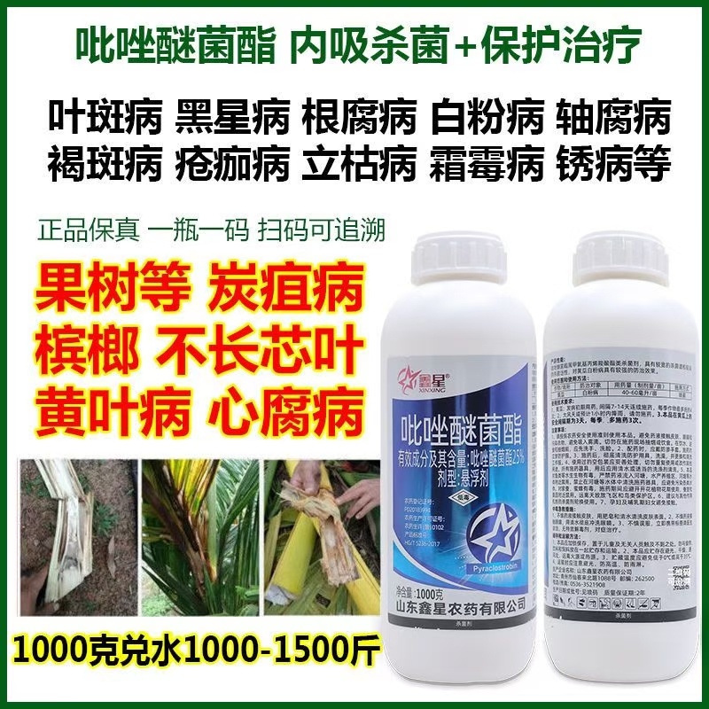 25%吡唑醚菌酯规格：10g*600袋/箱