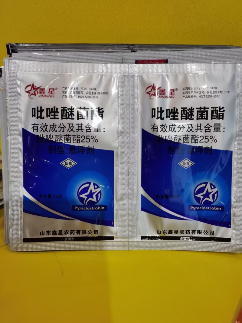 25%吡唑醚菌酯规格：10g*600袋/箱