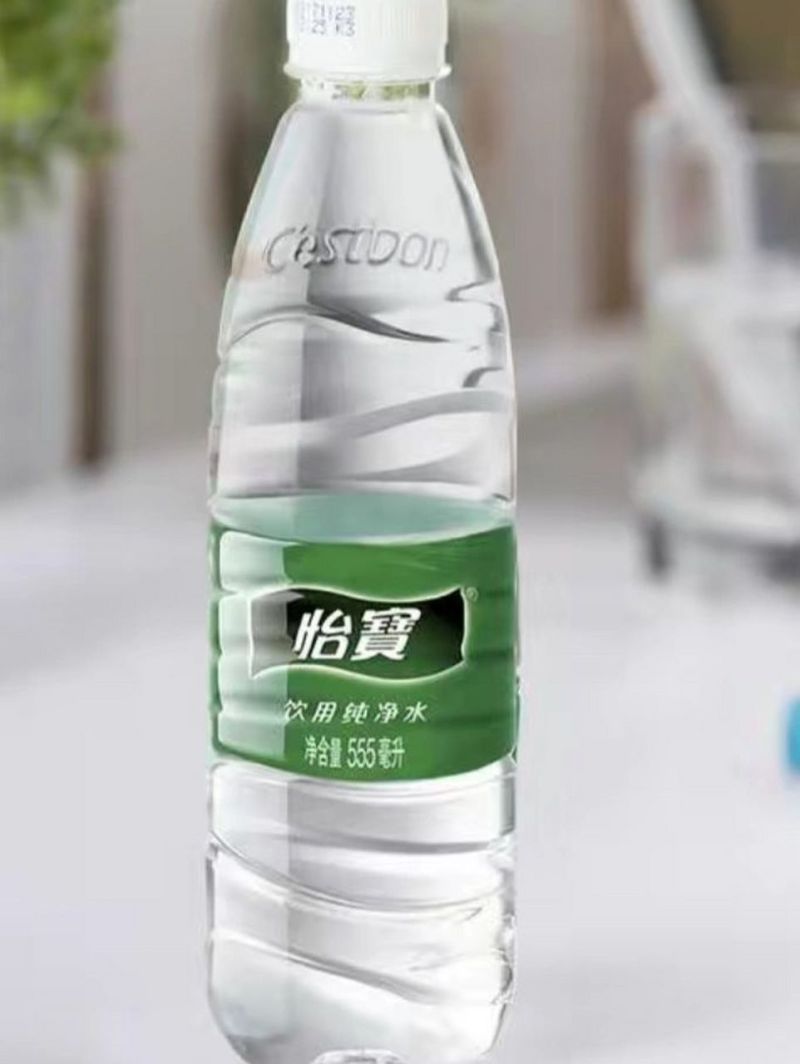 饮用纯净水555ml*12瓶非矿泉水瓶装膜包家庭