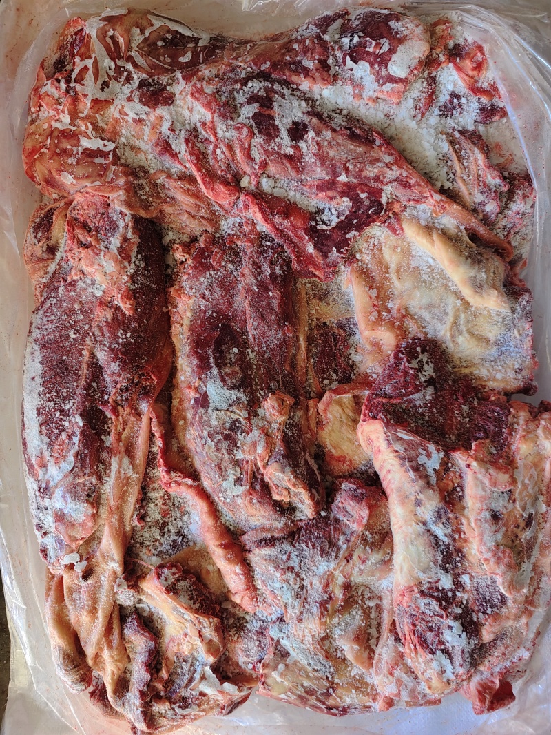 【牛护心肉】当地草原黄牛的天蓬肉，箱装新鲜速冻！纯干货！