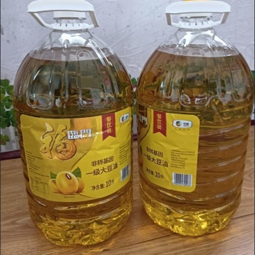 福临门非转基因一级大豆油10L*2大桶装家用福临门大豆油