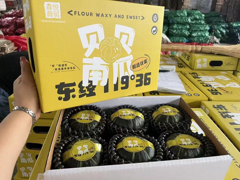 精品南瓜贝贝南瓜小南瓜礼盒软糯香甜营养丰富品质好价格低