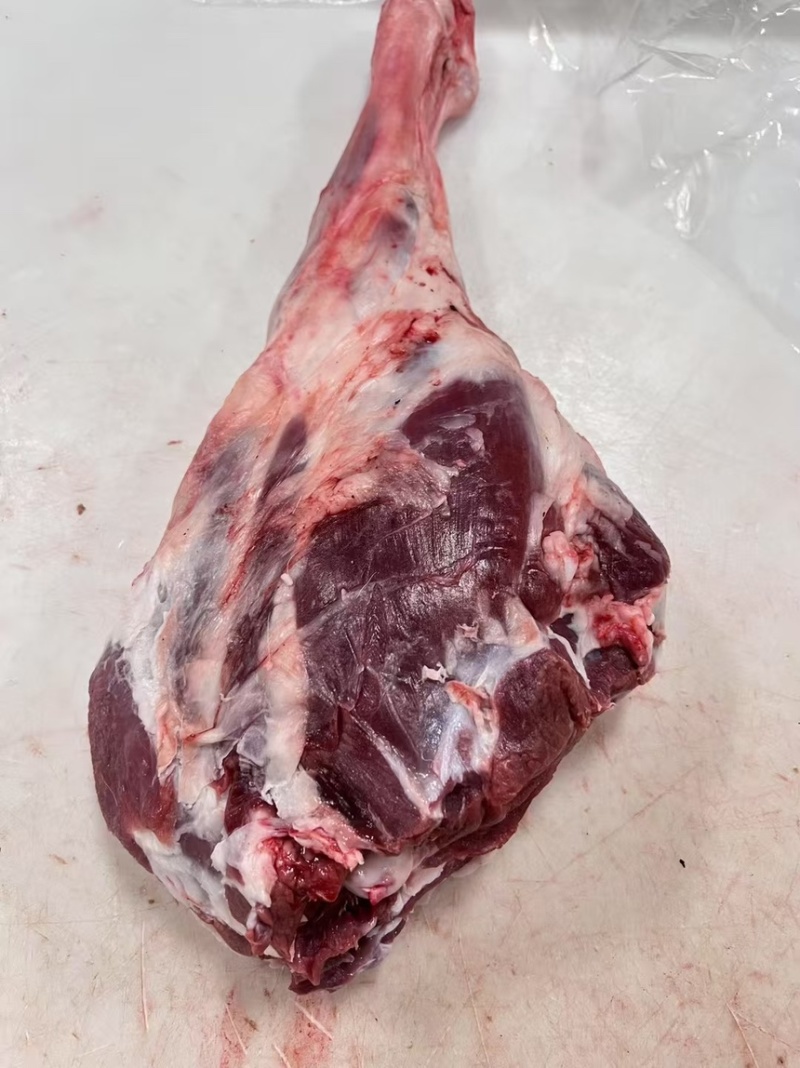 去骨羊后腿肉（瘦度高，冷鲜冷冻羔羊肉烧烤穿串烤肉食材批发