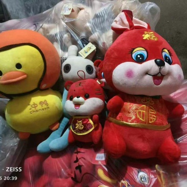毛绒玩具娃娃3元/个