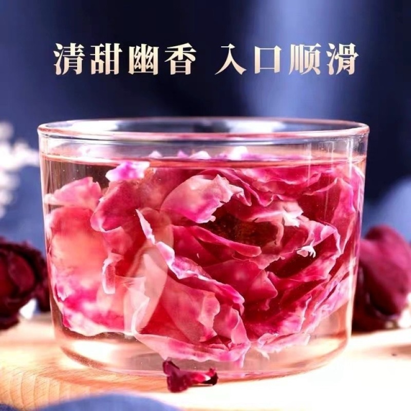 云南墨红玫瑰冻干烤干产地批发