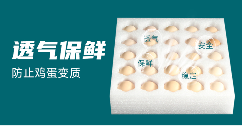 农家土鸡蛋邮寄盒包装珍珠棉包装箱快递专用蛋托抗压防摔防震