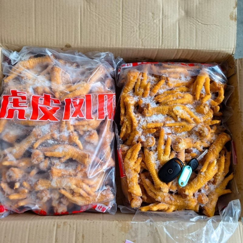 【虎皮鸡爪】见盘侠中号40-50克，色泽漂亮，全国发货