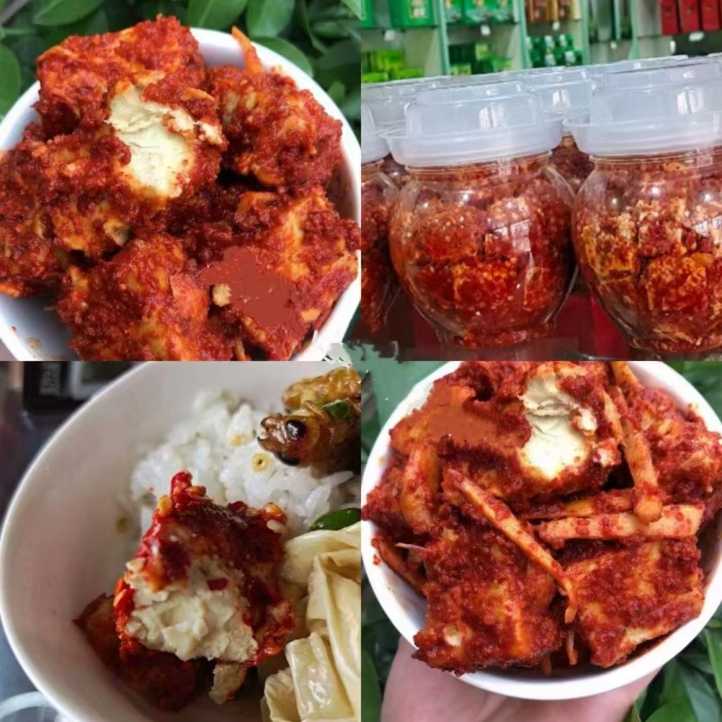 750g装姜丝无油霉豆腐美味手工食用辣酱鲜辣下饭霉豆腐