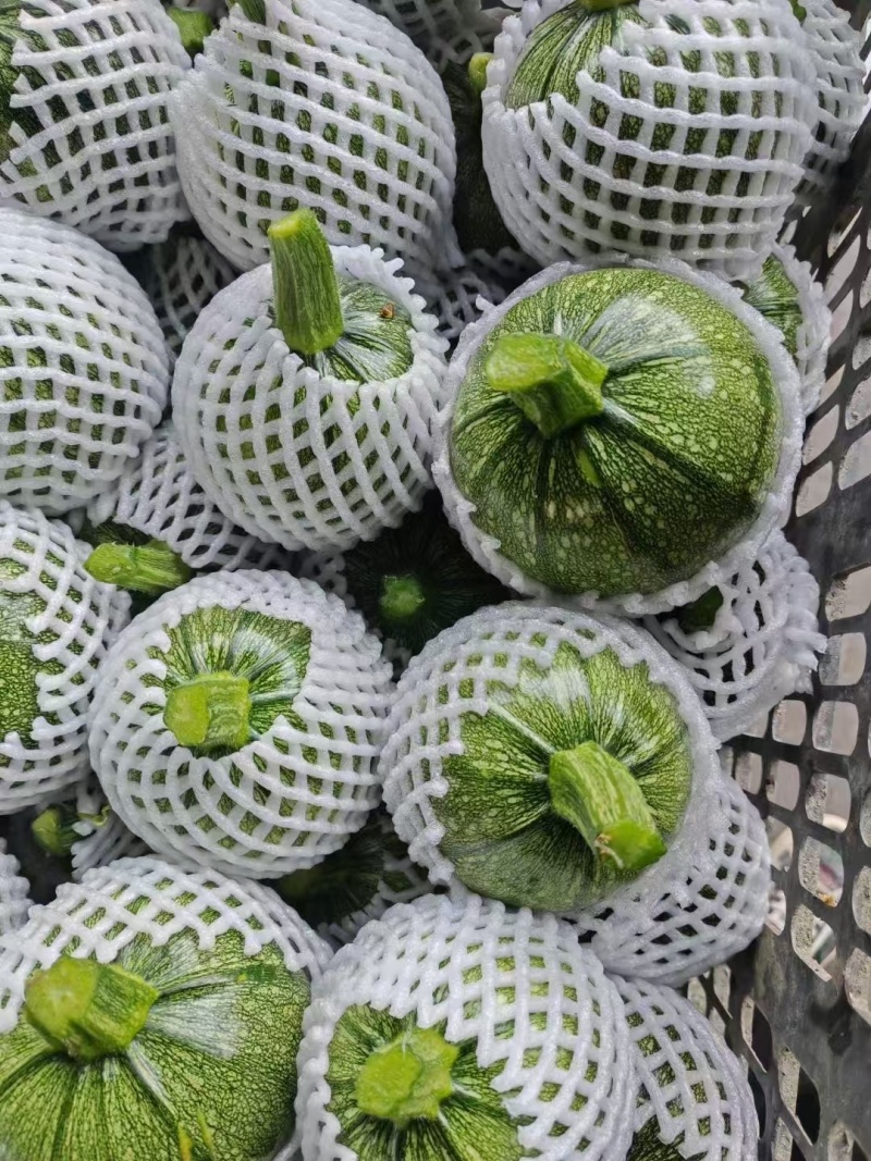 花皮南瓜5~8两扁圆形。质量好。基本都是好货。