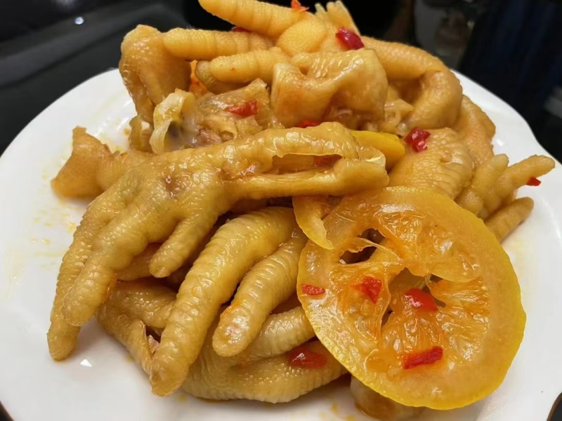【柠檬鸡爪】半脱骨酸辣鸡爪，口味超棒，全国发货，支持定制
