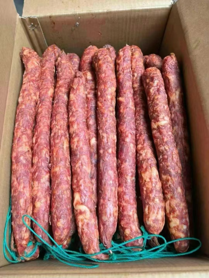 纯肉香肠，一件30斤，五香麻辣广味