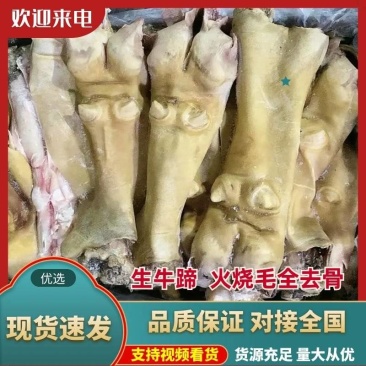全去骨牛蹄，火烧毛全去骨牛蹄，质量保证，工厂直发
