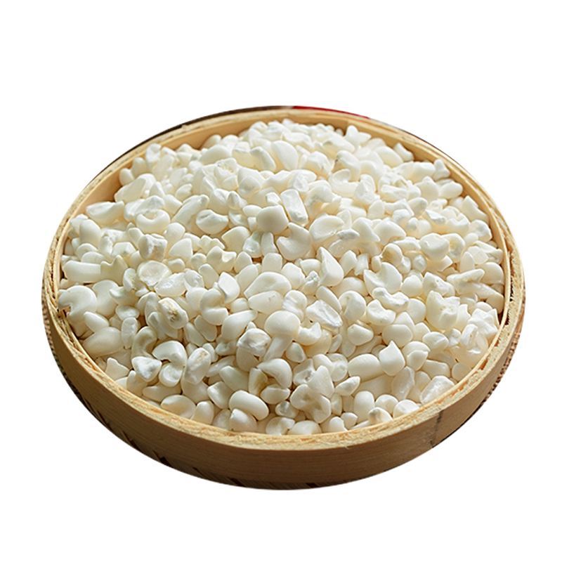 白粘糯玉米糁中号，小号，黄粘糯玉米碴，玉米糁，玉米面。