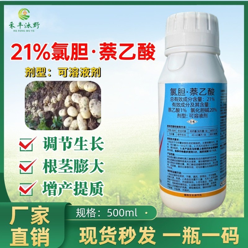 21%氯胆萘乙酸氯化胆碱地下根茎膨大大蒜大姜萝卜