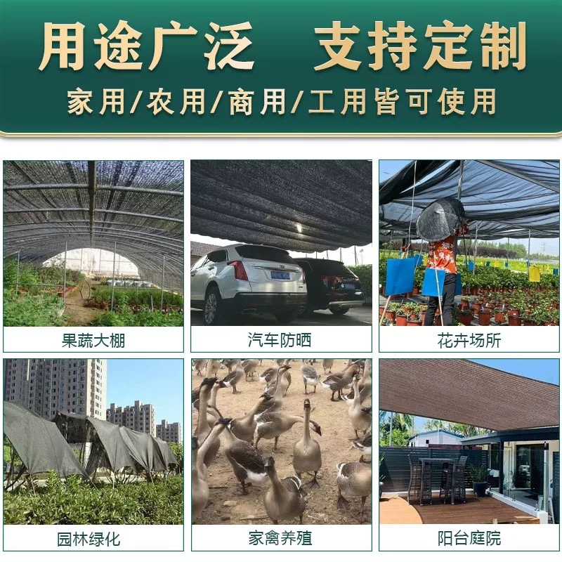 遮阳网加厚加密防晒网遮阴网遮阳太阳网隔热遮光植物户外农用
