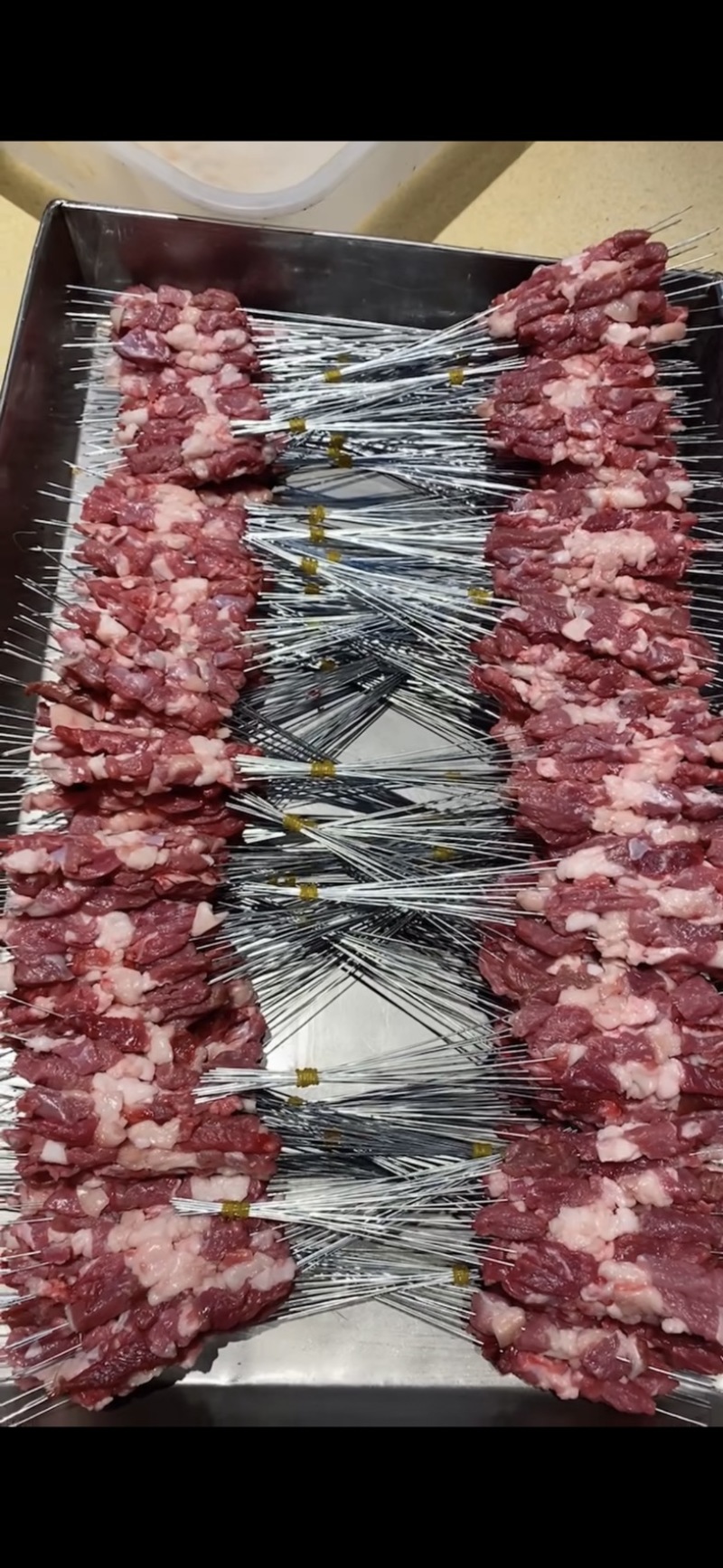 羊肉串铁歉小串，厂家批发一首货源