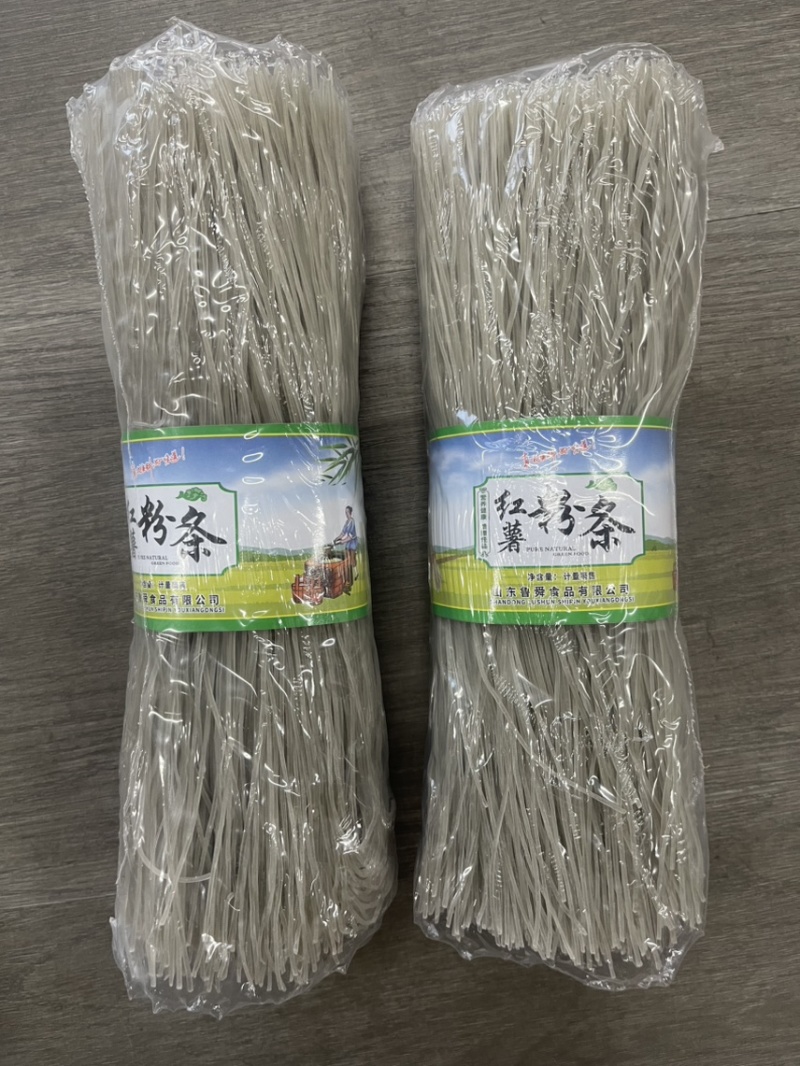 可做出口，掐头去尾，直条，红薯粉条