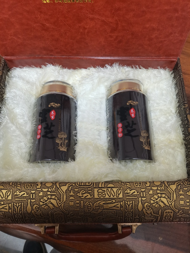 《灵芝孢子粉》自家种植/自然晾晒加工/欢迎采购