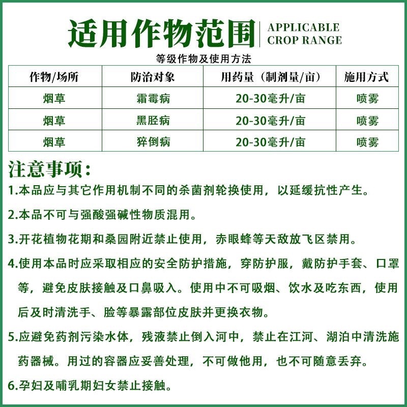 20%辛菌胺醋酸盐病毒病黑胫病猝倒病青枯病腐烂病杀菌剂
