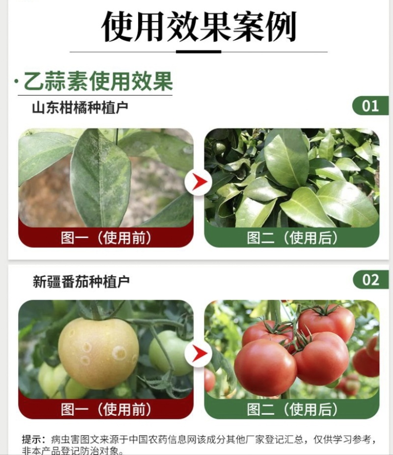 80%乙蒜素苹果树褐斑病农药杀菌剂乳油低毒除青苔烂秧病