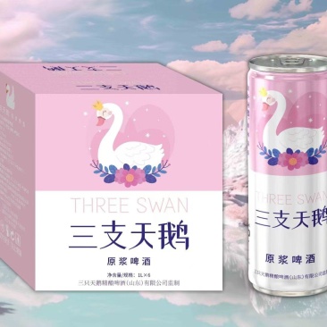 科威三支天鹅原浆啤酒规格：1升×6桶11度，口感纯正