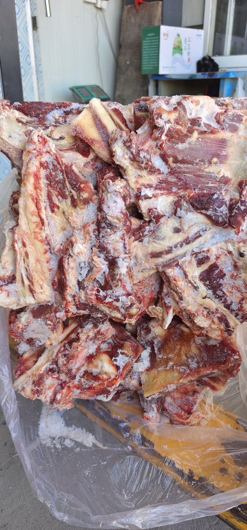 【牛胸骨】当地草原黄牛肉小胸叉，有肉有筋带脆骨，袋装
