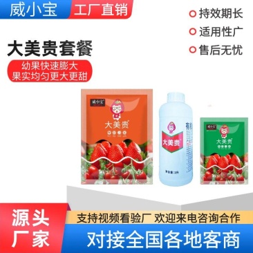 大美贵草莓专用肥料套餐有机肥水溶肥草莓快速膨大增甜