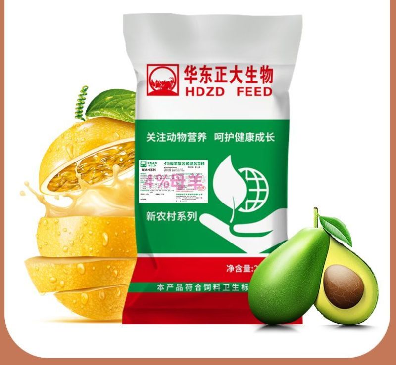 华东正大4%母羊预混料营养丰富易消化上胎率高产羔量多饲料