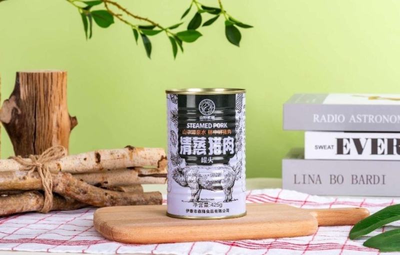 松仁火腿午餐肉，剂防腐剂和激素，保质期三年。